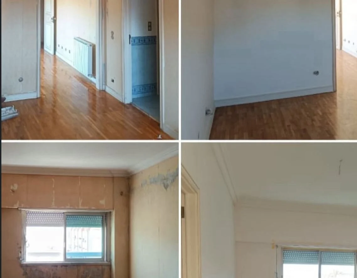 Antes e depois — divisões recuperadas