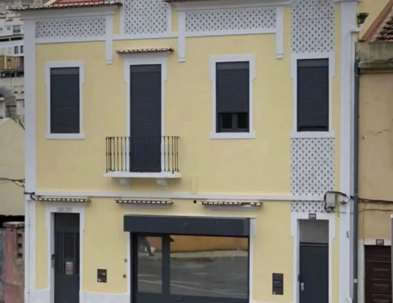 After — the same facade renovated